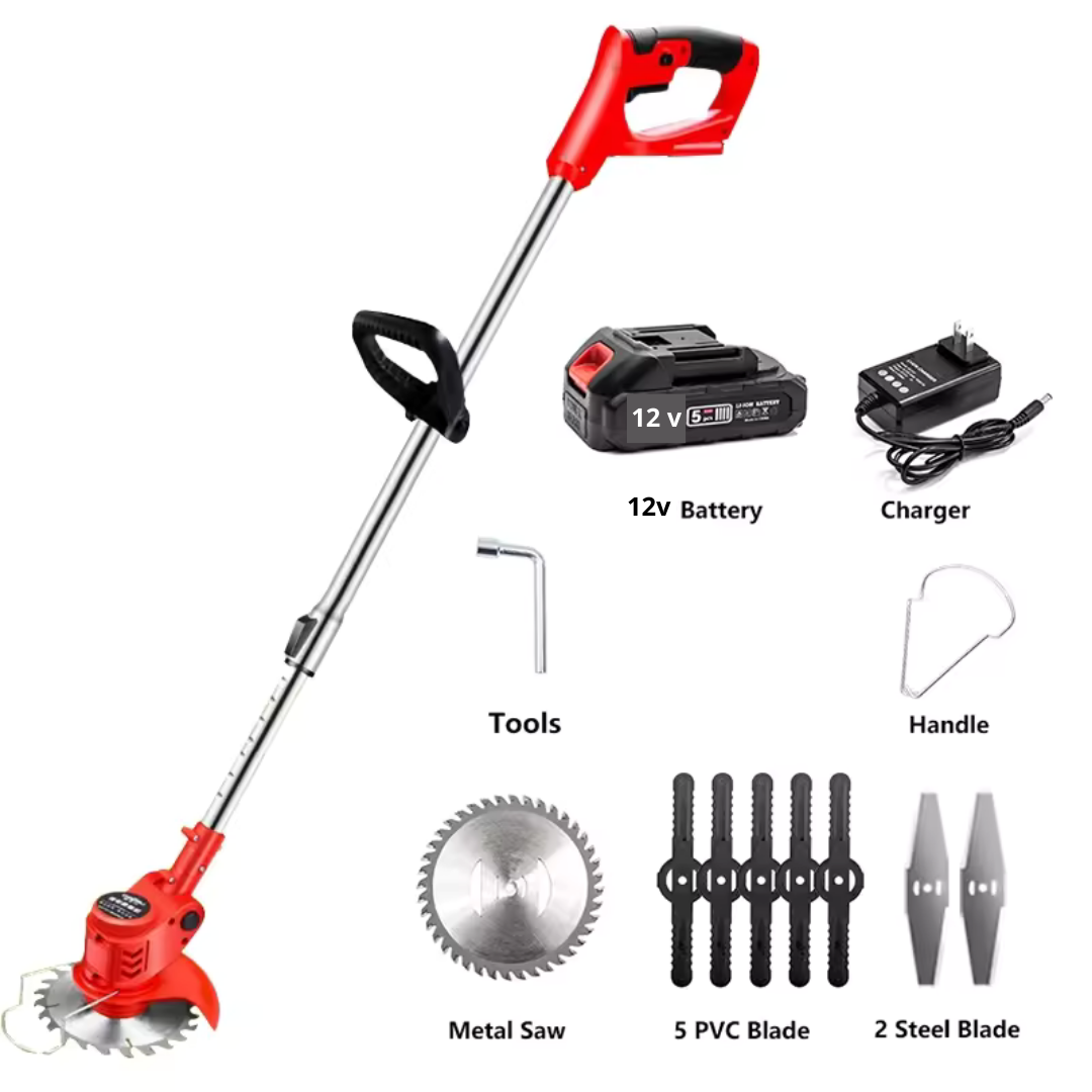 Miniatura 3 de Guadaña Recargable Doble Batería Cesped